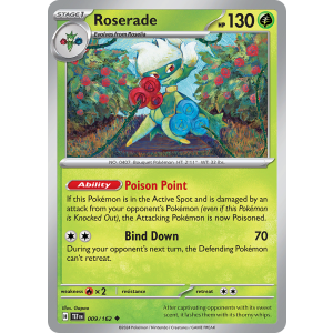 Roserade 9/162 Pokemon TCG Scarlet & Violet Temporal Forces