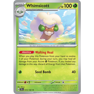 Whimsicott 15/162 Pokemon TCG Scarlet & Violet Temporal Forces