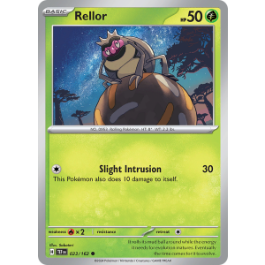 Rellor 23/162 Pokemon TCG Scarlet & Violet Temporal Forces