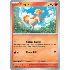 Ponyta 26/162 Pokemon TCG Scarlet & Violet Temporal Forces