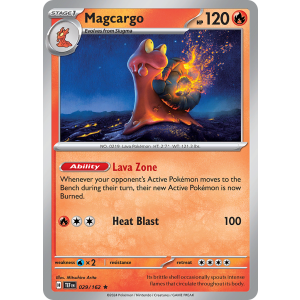 Magcargo 29/162 Pokemon TCG Scarlet & Violet Temporal Forces