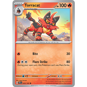 Torracat 33/162 Pokemon TCG Scarlet & Violet Temporal Forces