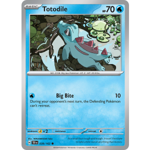 Totodile 39/162 Pokemon TCG Scarlet & Violet Temporal Forces