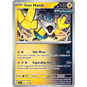 Iron Hands 61/162 Pokemon TCG Scarlet & Violet Temporal Forces