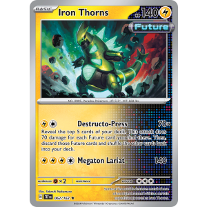 Iron Thorns 62/162 Pokemon TCG Scarlet & Violet Temporal Forces