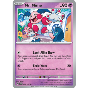 Mr. Mime 63/162 Pokemon TCG Scarlet & Violet Temporal Forces