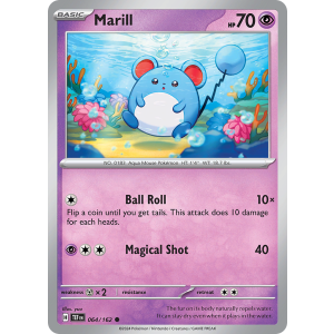 Marill 64/162 Pokemon TCG Scarlet & Violet Temporal Forces