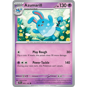 Azumarill 65/162 Pokemon TCG Scarlet & Violet Temporal Forces