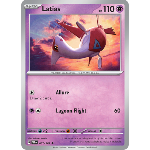 Latias 67/162 Pokemon TCG Scarlet & Violet Temporal Forces