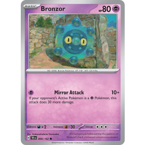 Bronzor 68/162 Pokemon TCG Scarlet & Violet Temporal Forces