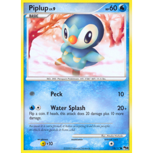 Piplup 15/17 Pokemon TCG POP POP Series 8