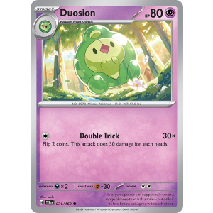 Duosion 71/162 Pokemon TCG Scarlet & Violet Temporal Forces