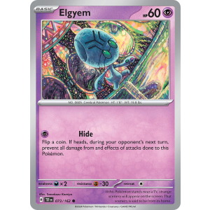 Elgyem 73/162 Pokemon TCG Scarlet & Violet Temporal Forces