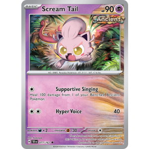 Scream Tail 77/162 Pokemon TCG Scarlet & Violet Temporal Forces