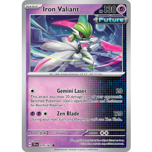 Iron Valiant 79/162 Pokemon TCG Scarlet & Violet Temporal Forces