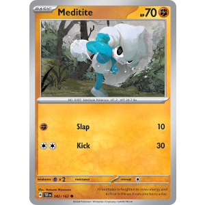 Meditite 82/162 Pokemon TCG Scarlet & Violet Temporal Forces