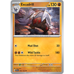 Excadrill 86/162 Pokemon TCG Scarlet & Violet Temporal Forces