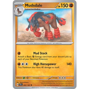 Mudsdale 92/162 Pokemon TCG Scarlet & Violet Temporal Forces