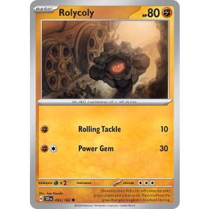 Rolycoly 93/162 Pokemon TCG Scarlet & Violet Temporal Forces