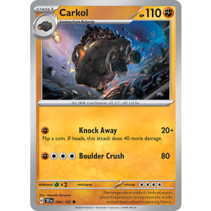 Carkol 94/162 Pokemon TCG Scarlet & Violet Temporal Forces