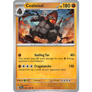 Coalossal 95/162 Pokemon TCG Scarlet & Violet Temporal Forces