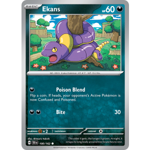 Ekans 100/162 Pokemon TCG Scarlet & Violet Temporal Forces