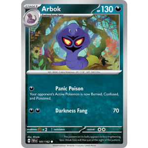 Arbok 101/162 Pokemon TCG Scarlet & Violet Temporal Forces