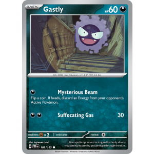 Gastly 102/162 Pokemon TCG Scarlet & Violet Temporal Forces