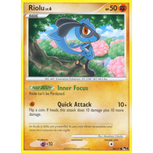 Riolu 16/17 Pokemon TCG POP POP Series 8