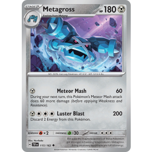 Metagross 115/162 Pokemon TCG Scarlet & Violet Temporal Forces
