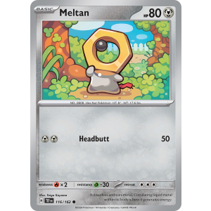 Meltan 116/162 Pokemon TCG Scarlet & Violet Temporal Forces