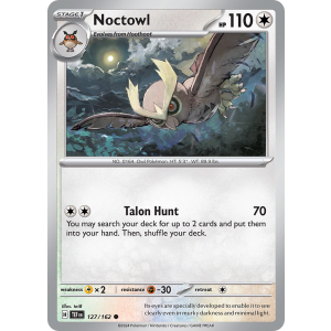 Noctowl 127/162 Pokemon TCG Scarlet & Violet Temporal Forces