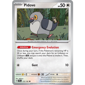 Pidove 133/162 Pokemon TCG Scarlet & Violet Temporal Forces