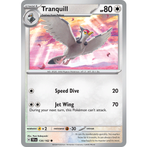 Tranquill 134/162 Pokemon TCG Scarlet & Violet Temporal Forces