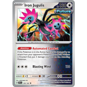 Iron Jugulis 139/162 Pokemon TCG Scarlet & Violet Temporal Forces