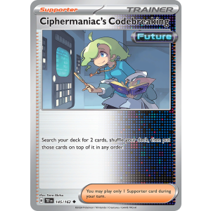 Ciphermaniac's Codebreaking 145/162 Pokemon TCG Scarlet & Violet Temporal Forces