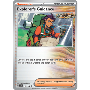 Explorer's Guidance 147/162 Pokemon TCG Scarlet & Violet Temporal Forces