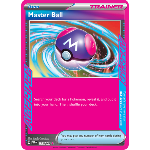 ACE SPEC Rare Master Ball 153/162 Pokemon TCG Scarlet & Violet Temporal Forces