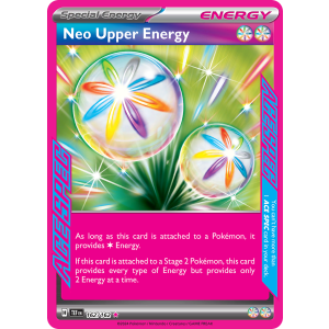 ACE SPEC Rare Neo Upper Energy 162/162 Pokemon TCG Scarlet & Violet Temporal Forces