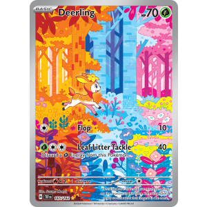 Illustration Rare Deerling 165/162 Pokemon TCG Scarlet & Violet Temporal Forces