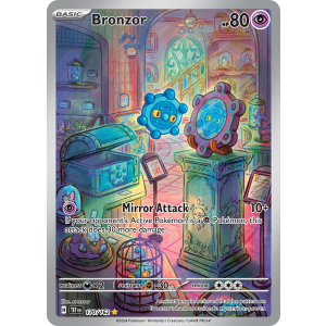 Illustration Rare Bronzor 170/162 Pokemon TCG Scarlet & Violet Temporal Forces