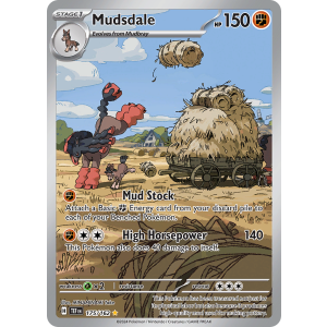 Illustration Rare Mudsdale 175/162 Pokemon TCG Scarlet & Violet Temporal Forces