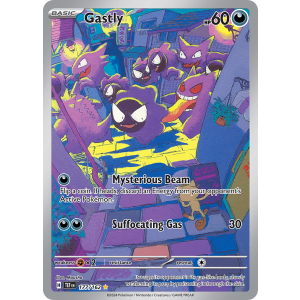 Illustration Rare Gastly 177/162 Pokemon TCG Scarlet & Violet Temporal Forces