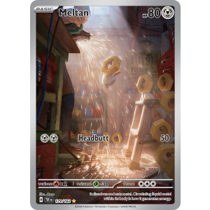 Illustration Rare Meltan 179/162 Pokemon TCG Scarlet & Violet Temporal Forces