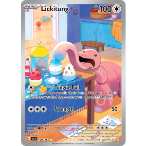 Illustration Rare Lickitung 180/162 Pokemon TCG Scarlet & Violet Temporal Forces