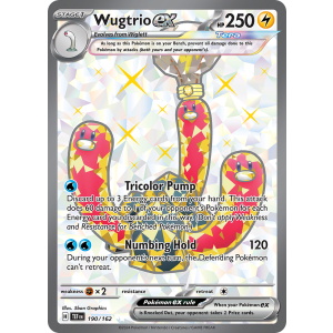 Ultra Rare Wugtrio ex 190/162 Pokemon TCG Scarlet & Violet Temporal Forces