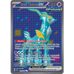 Ultra Rare Iron Crown ex 191/162 Pokemon TCG Scarlet & Violet Temporal Forces