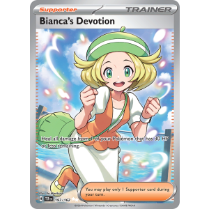 Ultra Rare Bianca's Devotion 197/162 Pokemon TCG Scarlet & Violet Temporal Forces