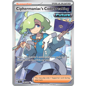 Ultra Rare Ciphermaniac's Codebreaking 198/162 Pokemon TCG Scarlet & Violet Temporal Forces