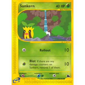 Sunkern 106/144 Pokemon TCG E-Card Skyridge